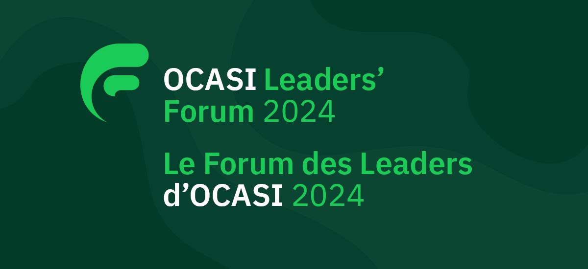 OCASI Leaders’ Forum 2024 logo