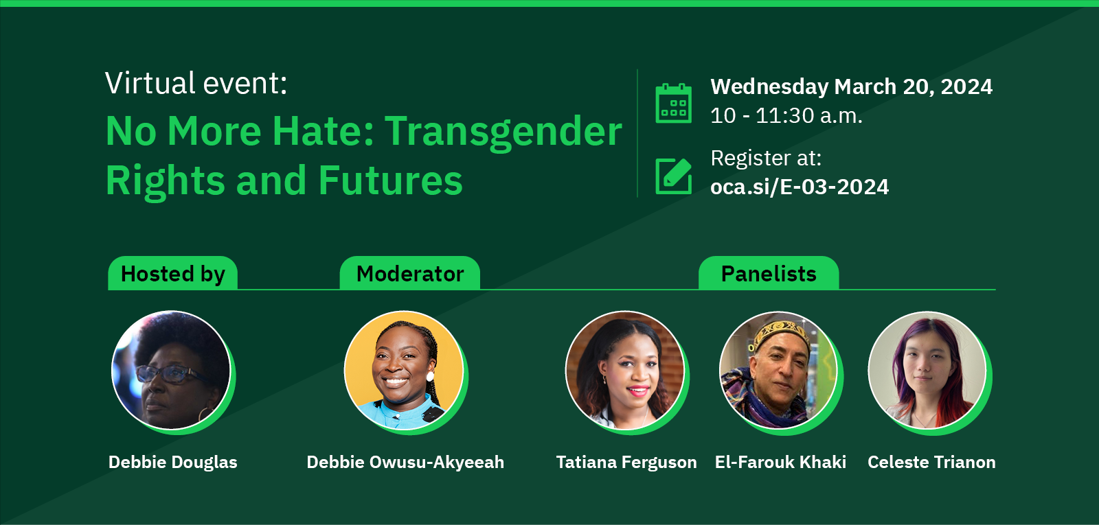 No More Hate: Transgender Rights and Futures