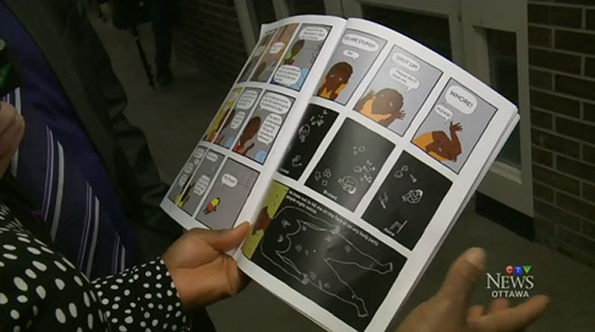 Graphic novel CTV News screenshot
